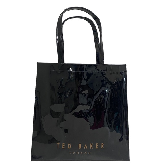 Ted Baker London Black Large Knot Bow Icon Tote Bag - shiny - black - Large - Picture 5 of 15